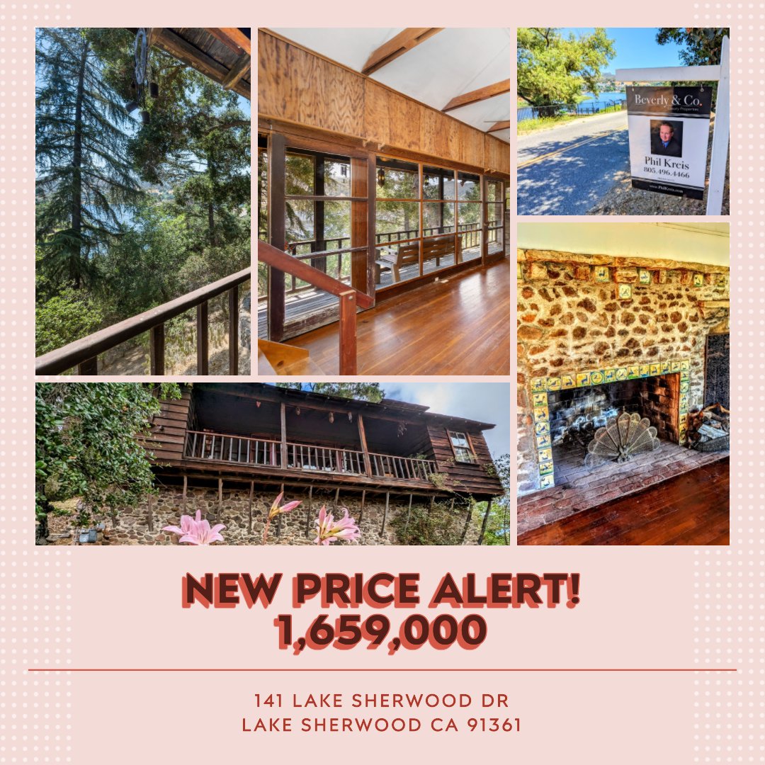 Lowest-priced Lakefront property with Dock Rights! 141 Lake Sherwood Dr, Lake Sherwood CA 91361 Beverly & Company Luxury Properties Westlake Village CA 91361 805-496-4466 #philkreis #westlakevillageliving #westlakevillage #lakesherwood #conejovalley #805living