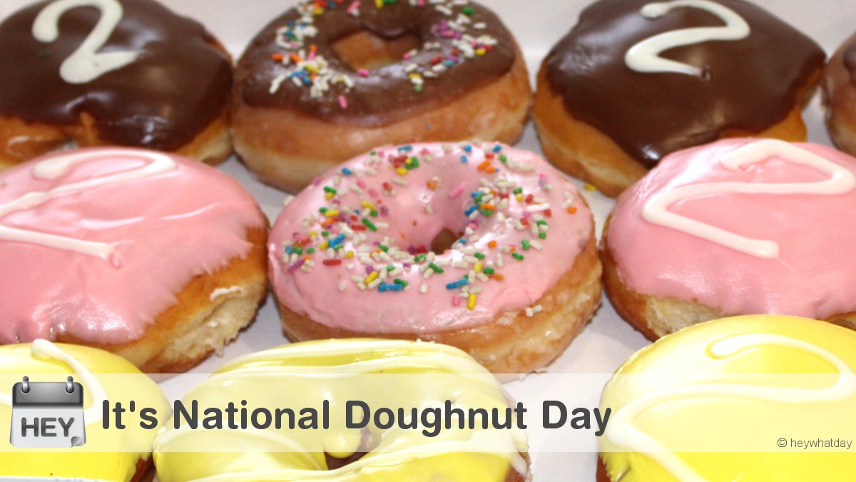It's National Doughnut Day! 
#NationalDoughnutDay #DoughnutDay #Sweet