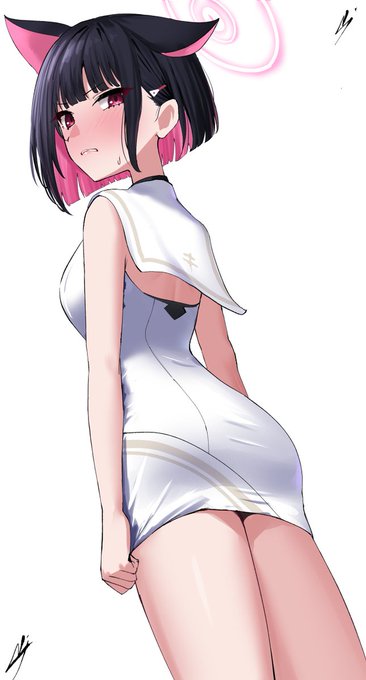 「・・・流石に短すぎない?」#ブルアカ #BlueArchive 