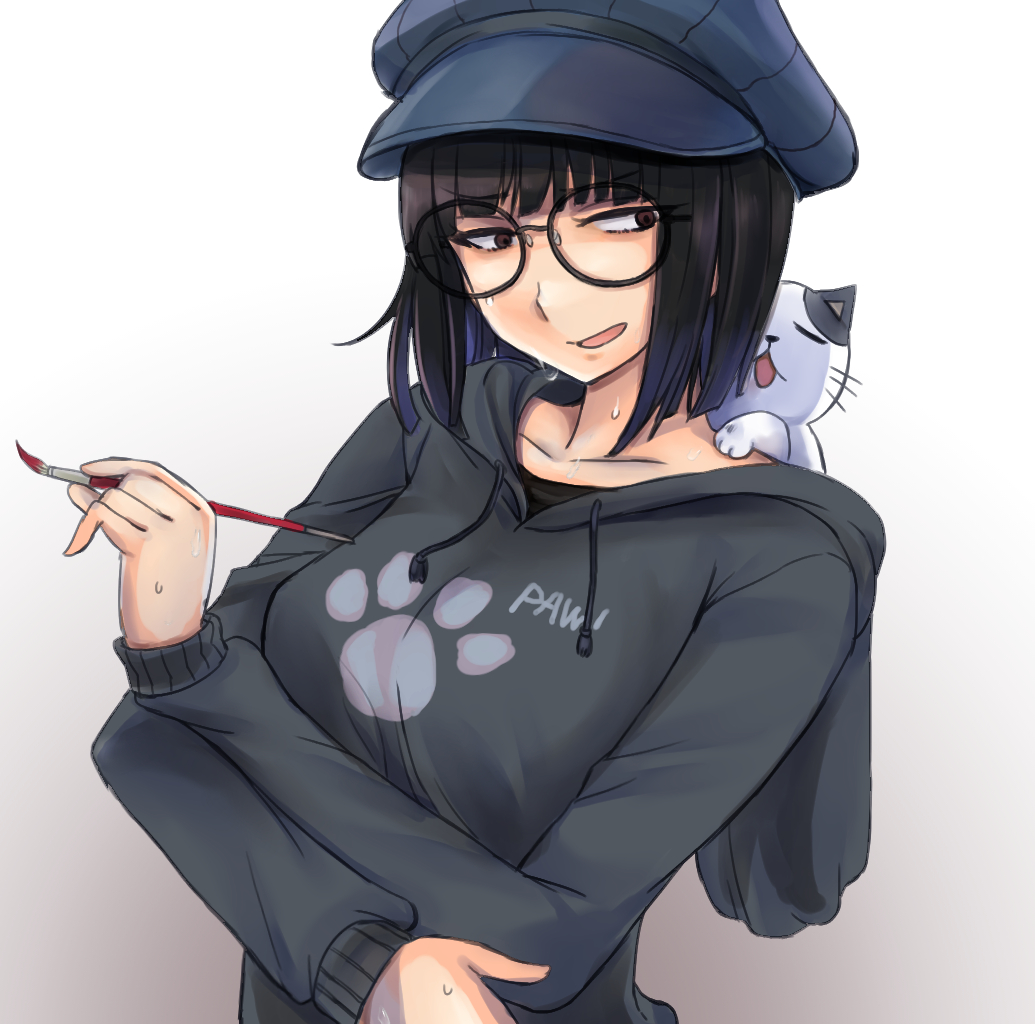 「 おまたせしました～。猫ちゃんインフード 」|なべゆ@C102(土)東34a🧊のイラスト