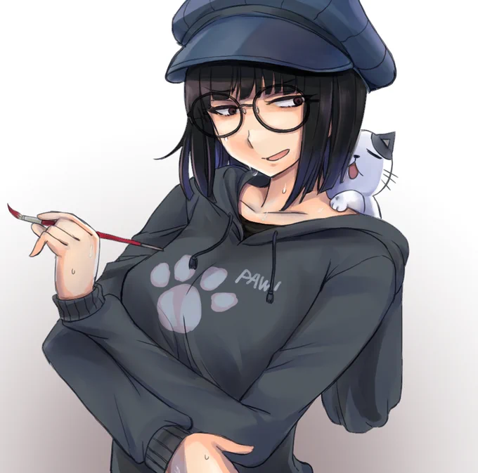  おまたせしました～。猫ちゃんインフード 