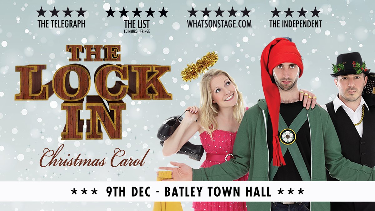 The Lock In 'Christmas Carol' is coming to Batley on 9th Dec! kirklees.gov.uk/beta/town-hall… #folkdance #hiphopdance #christmasshow #morrisdance #sworddance #clogdance #popping #locking #breaking