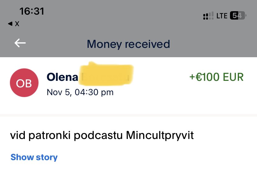 <a href="/bo_pavlo/">Pavlo Bondarenko</a> Трохи легше, коли одночасно з цим бачиш донат
Дякую пані Олені, <a href="/narik_aliev/">Nariman Aliev</a> і <a href="/mincultpryvit/">MINCULTPRYVIT</a> 🫶