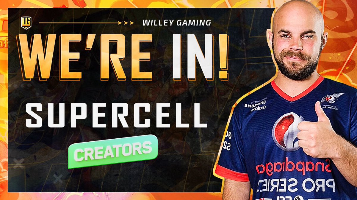 usafamcom's tweet photo. @WilleyGaming 
Congratulations! Well deserved!

#Supercell #SupercellContentCreator 
#USAFam #WilleyGaming https://t.co/JnhoN2V7Nm
