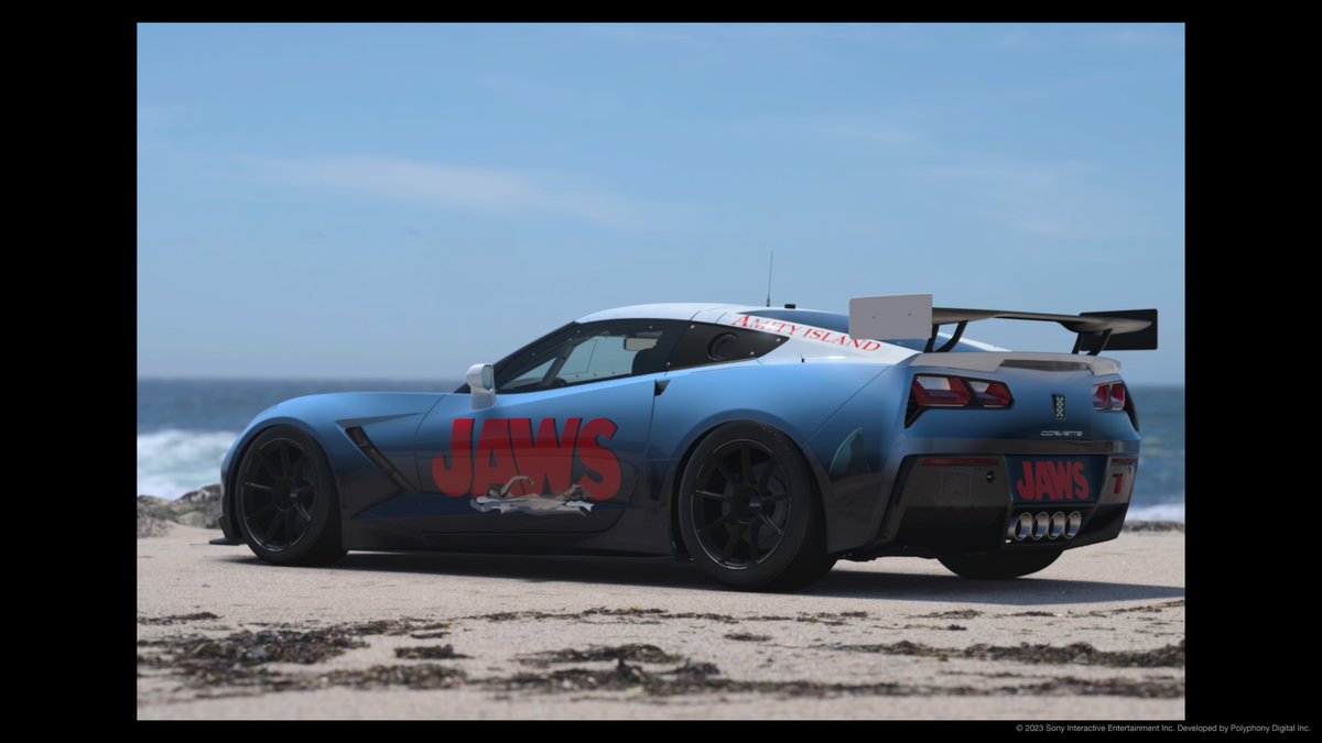 Nerdy_Graham's tweet photo. Jaws Corvette C7 GR4.
Movie Livery Collection.
#GranTurismo #GT7 https://t.co/VQ4ZMqctN2