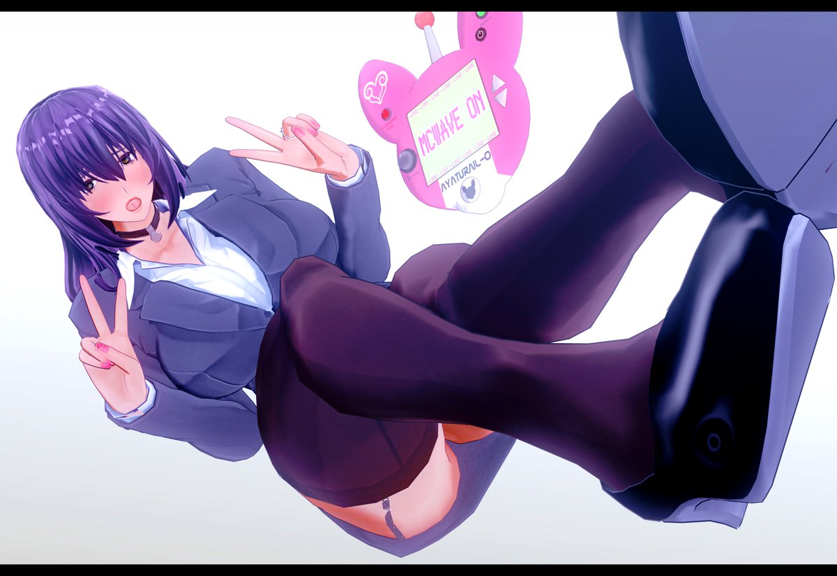 肉体操作で跪かせる開脚させるの図 