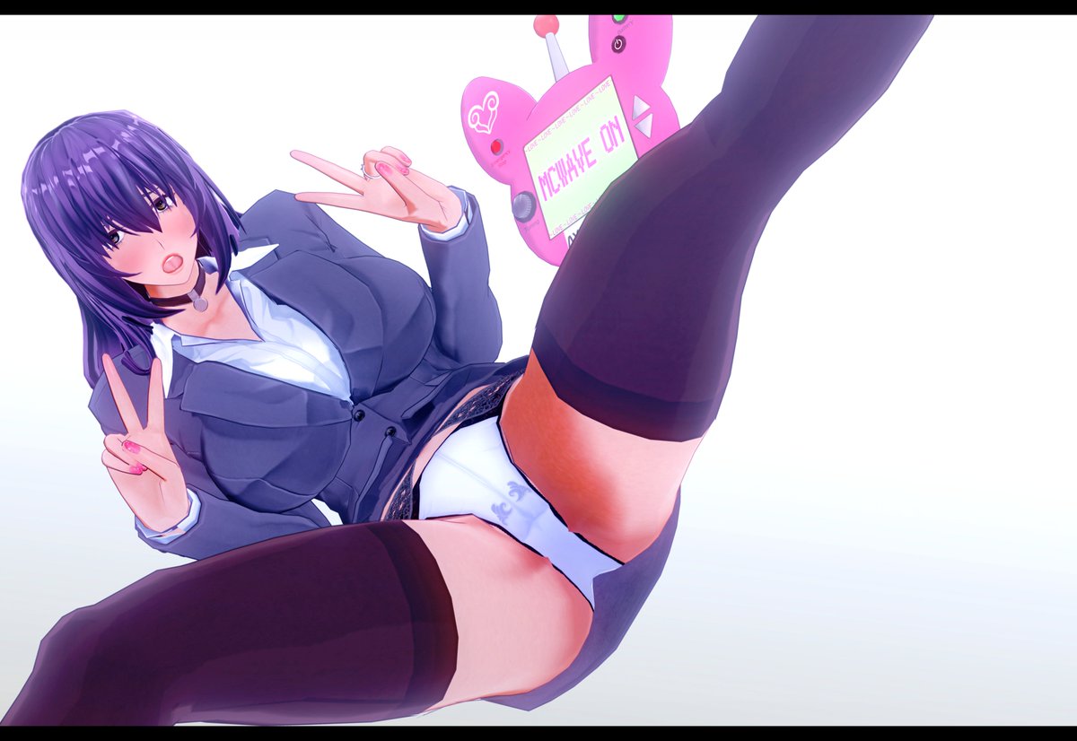 肉体操作で跪かせる開脚させるの図 