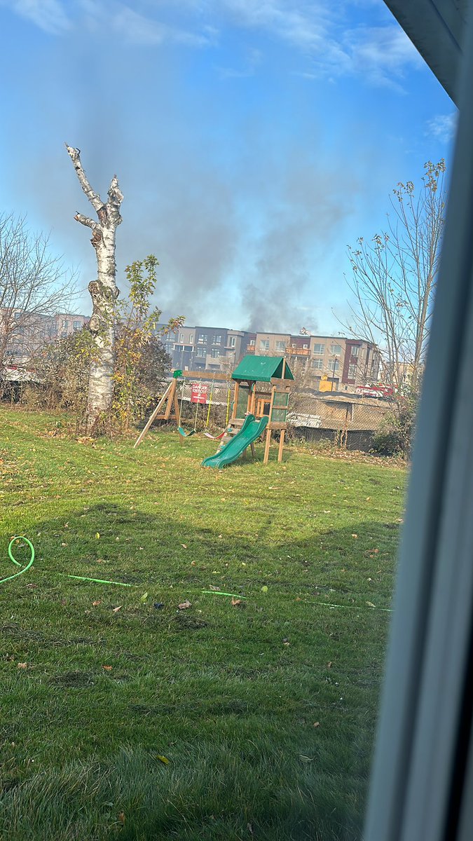 JessicaGeneau1's tweet photo. @livingbyyyz @TDotMason @City_of_Vaughan I have a lot of footage. I live right next door, this was taken just now from my sons bedroom window. https://t.co/xWMgKLPKg0