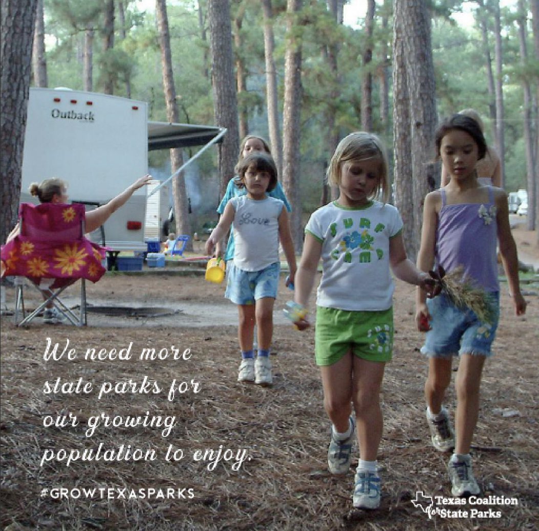 growtexasparks's tweet photo. Our State Parks are already overcrowded; now is the time to develop more state parks for our growing population to enjoy. #GrowTexasParks #Prop14 #VoteTexas #Prop14onNov7 https://t.co/jj1gBGi8kw