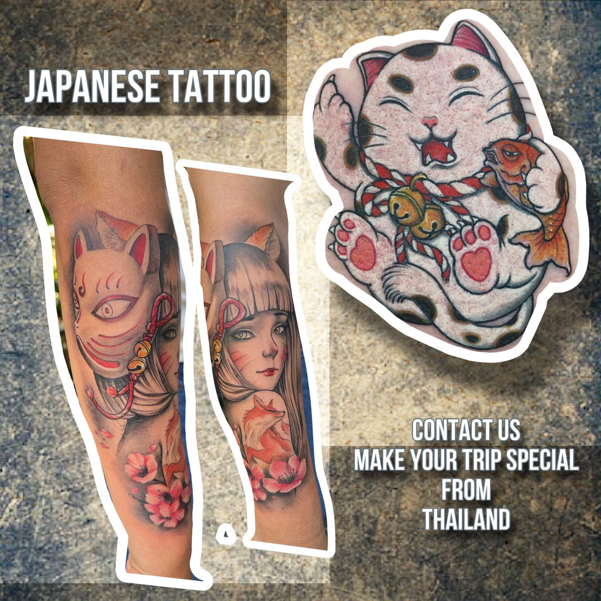 WarpTattoo's tweet photo. Hi do you like Japanese tattoo. 
📣. For more information look at our website!
https://t.co/F5A0fHN2UD
 #warptattooshopchiangmai
​#tattoochiangmai #chiangmai #chaingmaitattoo #minimalist #tattoominimal #simple #tattoo #warptattoo #tattoos #chiangtrip https://t.co/gKE9yi1MdK