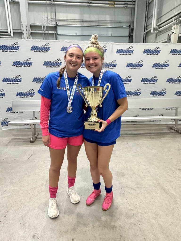Had a very competitive 2-1 win yesterday against 1974 to win the state cup! I’ve had a great time playing with these girls and am looking forward to regionals this summer! <a href="/clsfforce/">CLSF Force</a> <a href="/RRaptorsfc/">RockfordRaptorsfc</a> <a href="/ILYOUTHSOCCER/">IL Youth Soccer</a> <a href="/ImYouthSoccer/">ECNL/GA/Recruiting/College Soccer</a> <a href="/TopDrawerSoccer/">TopDrawerSoccer</a> @SoccerMomInt #uncommitted #statecup