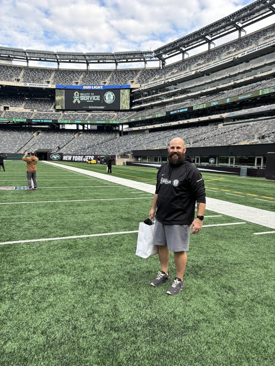 Great Day with Soldier Coaches! <a href="/nyjets/">New York Jets</a> <a href="/Ticketmaster/">Ticketmaster</a> <a href="/Soldier2Sidelin/">Soldiers to Sidelines</a>