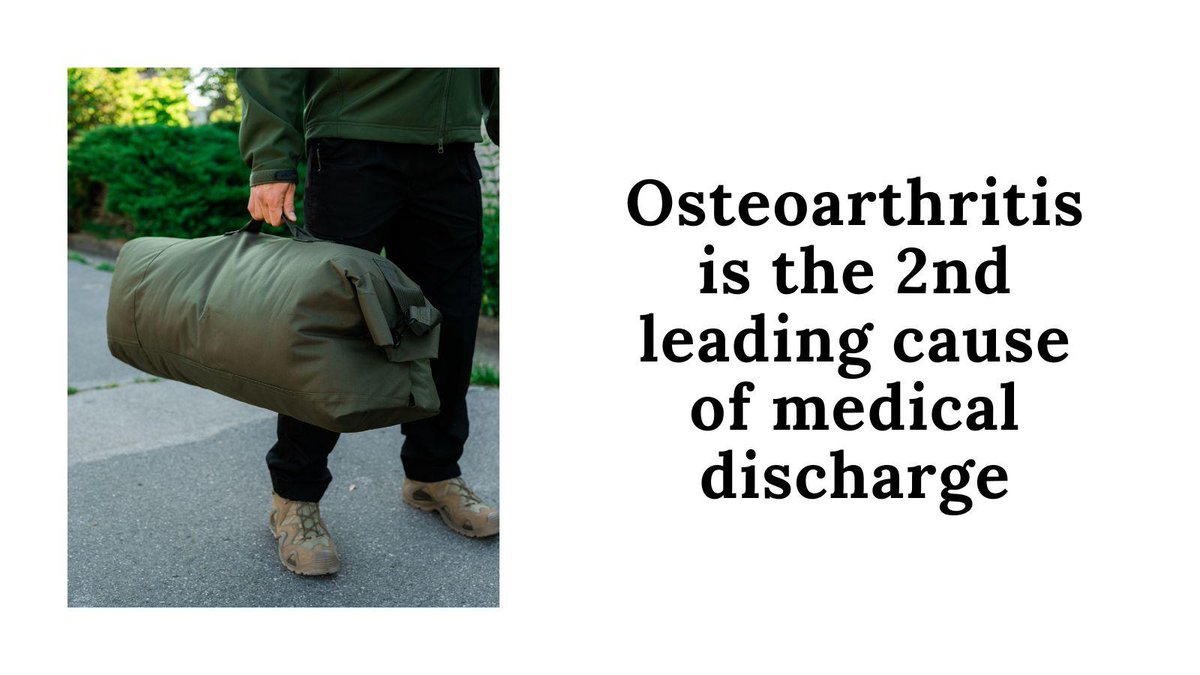 oaactionallianc's tweet photo. #Arthritis is the second leading cause of discharge from the #military, affecting one in three veterans: https://t.co/9hURnOCozb @ArthritisFdn https://t.co/9SFCqaYGrC