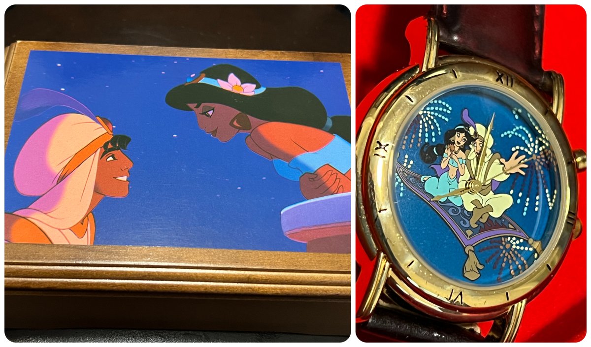 PRICE REDUCED #Vintage Disney Aladdin #FOSSILWatch & Collector Music Box Limited Ed 7500 1990s #limitededition #christmasgifts #disneywatch #vintagedisney #princessjasmine #ebayfinds #blackfridaydeals #musicbox #collectibles #collectiblewatch ebay.com/itm/2663606603… #eBay  @eBay