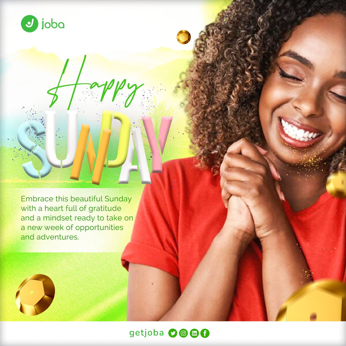Jobajobs_'s tweet photo. Seize the day with a sprinkle of humor, a dash of spontaneity, and a whole lot of fun. Happy Sunday! 🥂✨️

#getjoba #brandpromoters #africa #nigeria #zambia #kenya #kate #AttackonTitanFinalSeason #memorableexperiences #Hamburg #experientialmarketing #sundayvibes https://t.co/rQyzb22M0Q