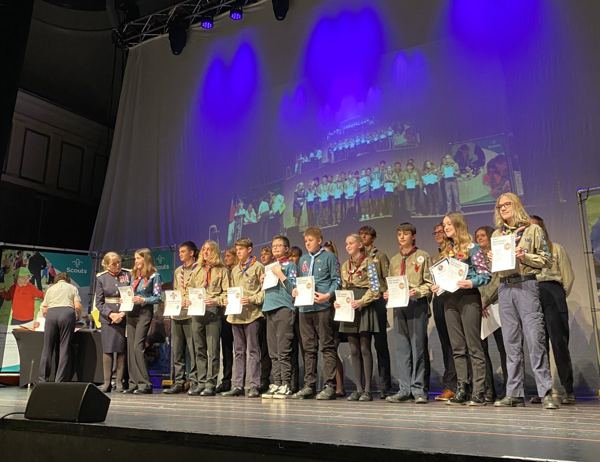 Congratulations to all from <a href="/ChesterScouts/">Chester Scouts</a> 
on their top awards #celebratingsuccess