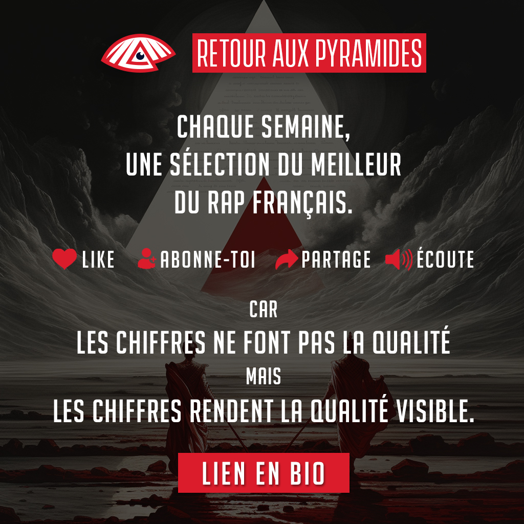 Le volume 117 de la playlist Retour Aux Pyramides est maintenant dispo.           

Comme toujours, uniquement du #rapfrançais de qualité.

En écoute ici : linktr.ee/retourauxpyram…

Votre avis sur cette sélection ?