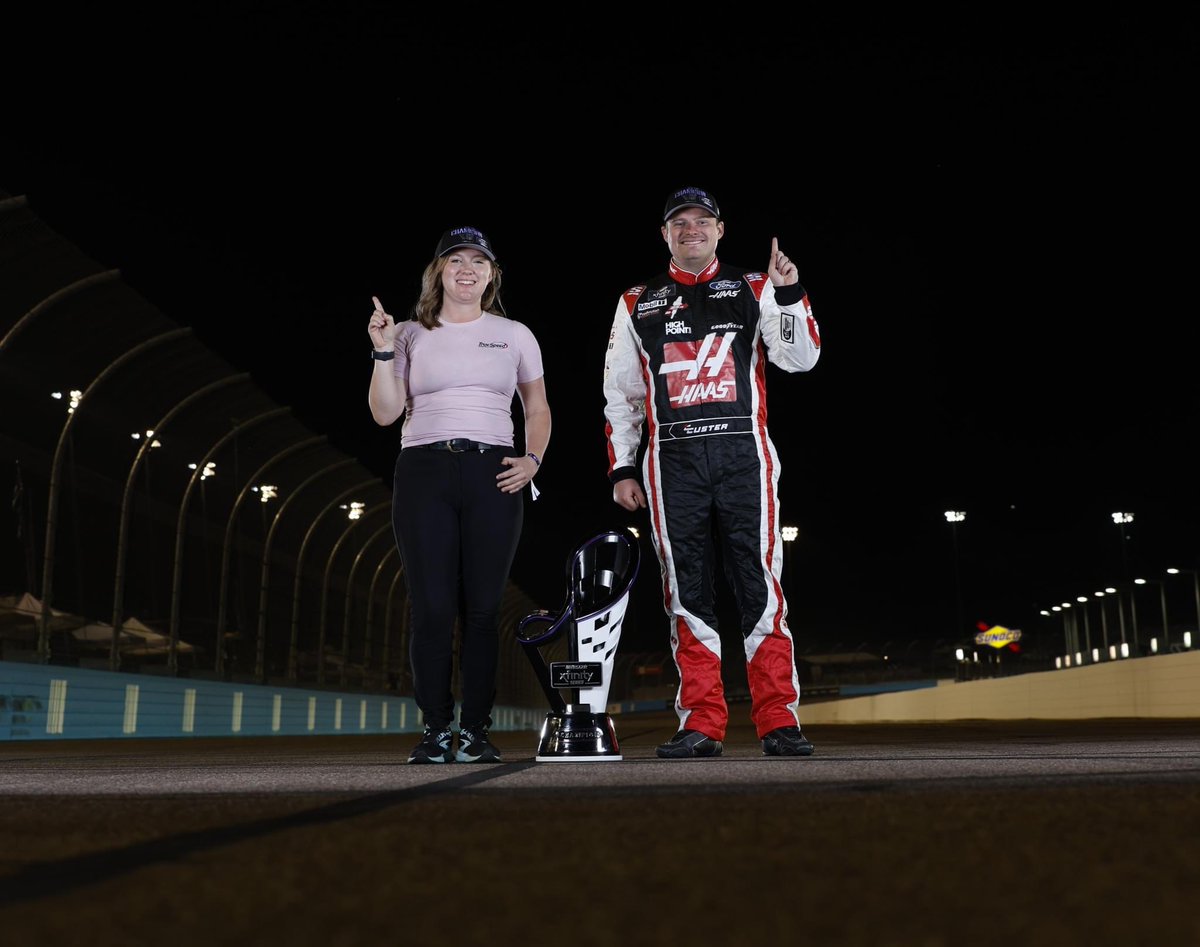 TrueSpeedPR's tweet photo. Congrats to the 2023 #NASCAR Xfinity Series Champion, Cole Custer! 🏆 #MotorsportsPR #PRAgency https://t.co/RXK8N5eNxh