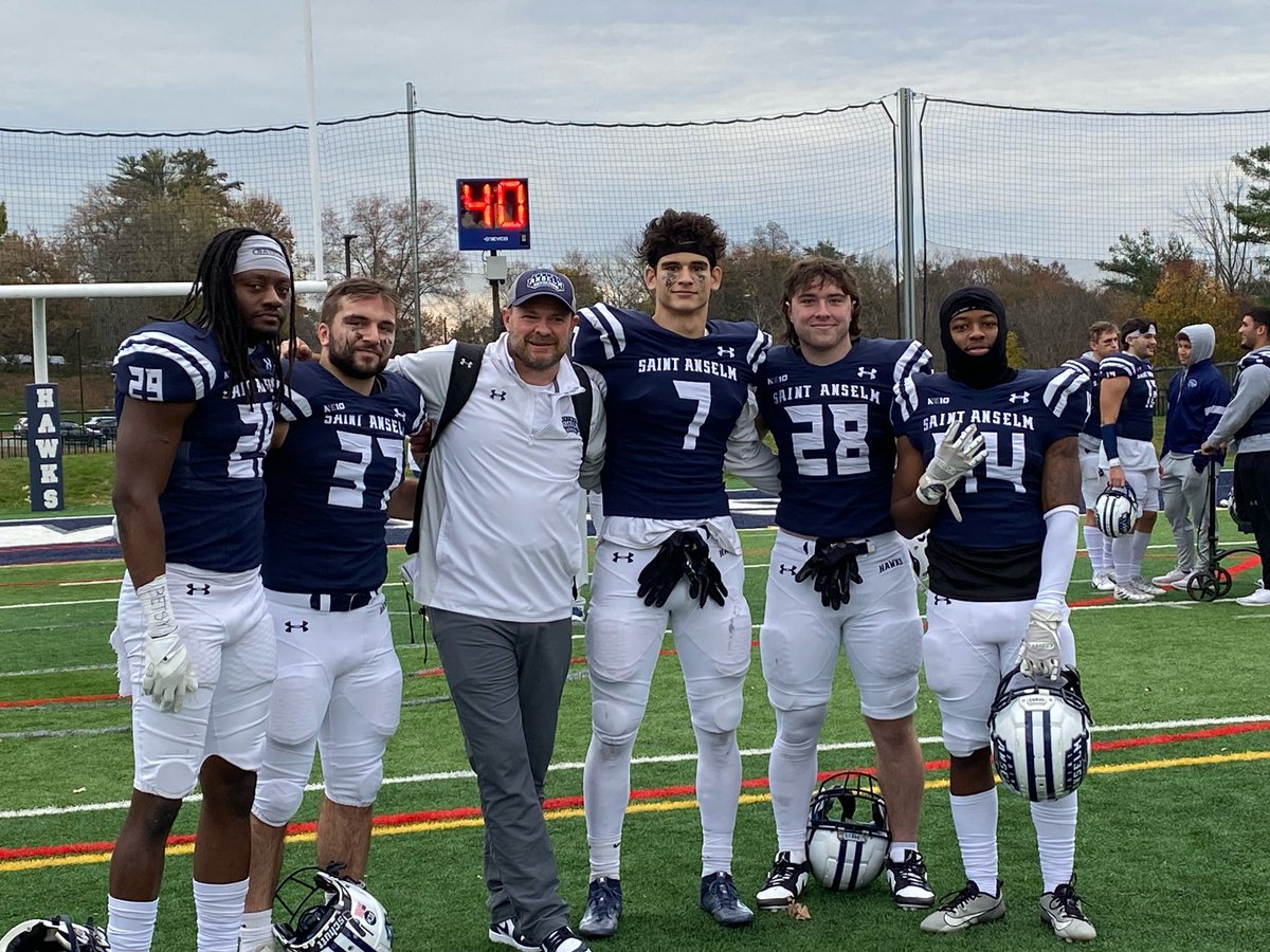 CoachBraine's tweet photo. Graduating college in four years is pretty rare in 2023 but these guys have or will do it!  Congratulations to these five awesome student athletes! I have loved working with you all! https://t.co/g7n9WIOrCx