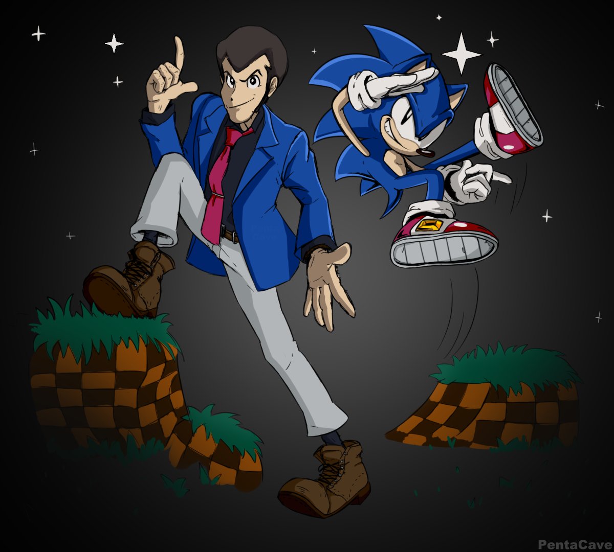 I need this crossover to happen
 #SONIC #SonicTheHedgehog  #LupinIII #ルパン三世 #ソニック