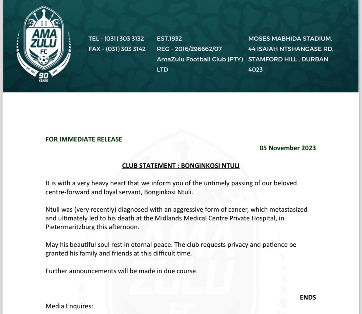 Mazola J. Molefe tweet media