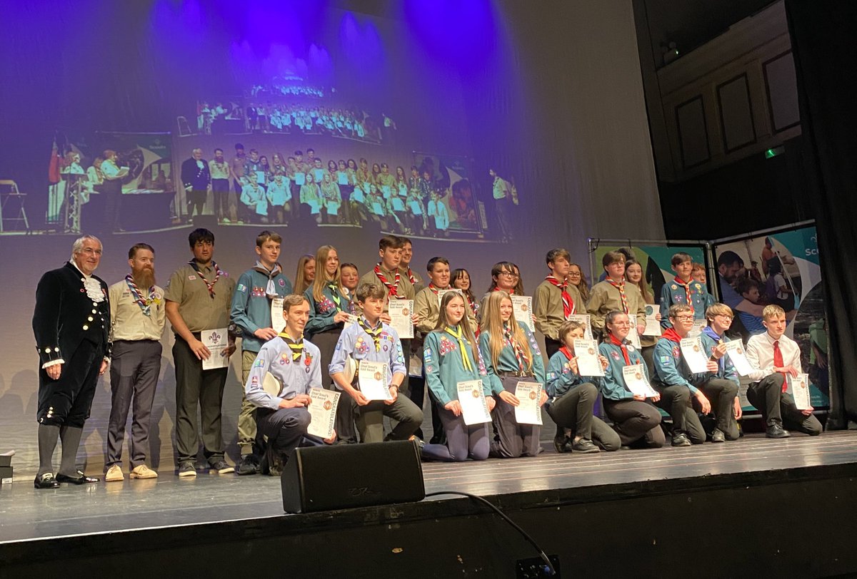 Congratulations to all from <a href="/merseyweaver/">Mersey Weaver Scouts</a> on their top awards #celebratingsuccess