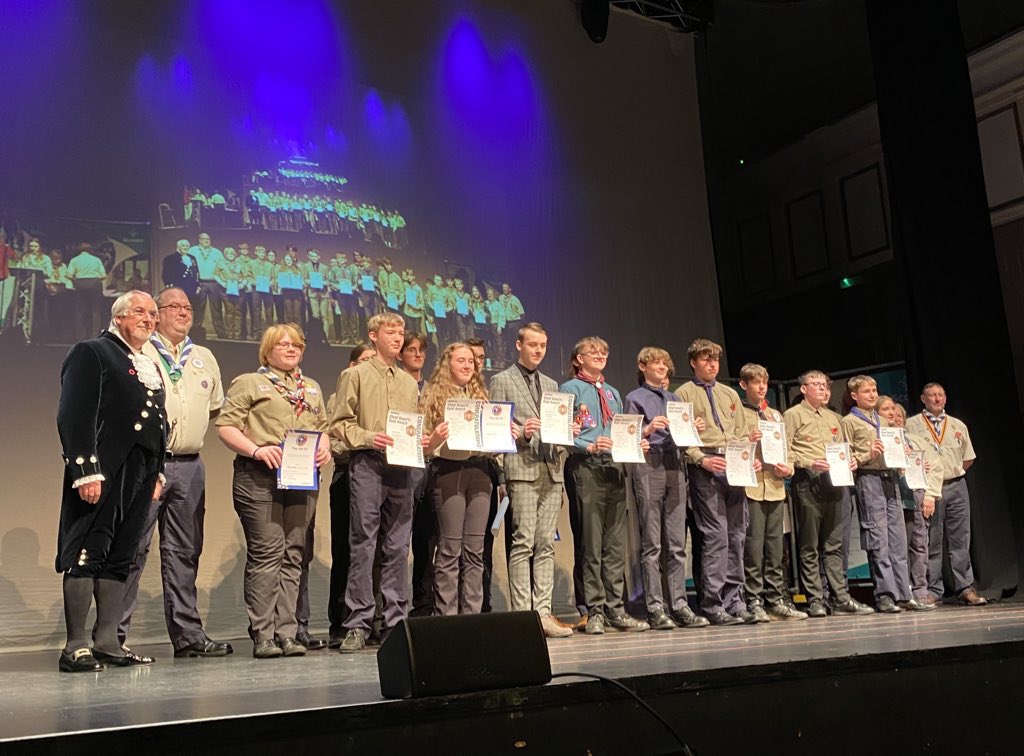 Congratulations to all from <a href="/MCheshireScouts/">Mid Cheshire Scouts</a> on their top awards #celebratingsuccess