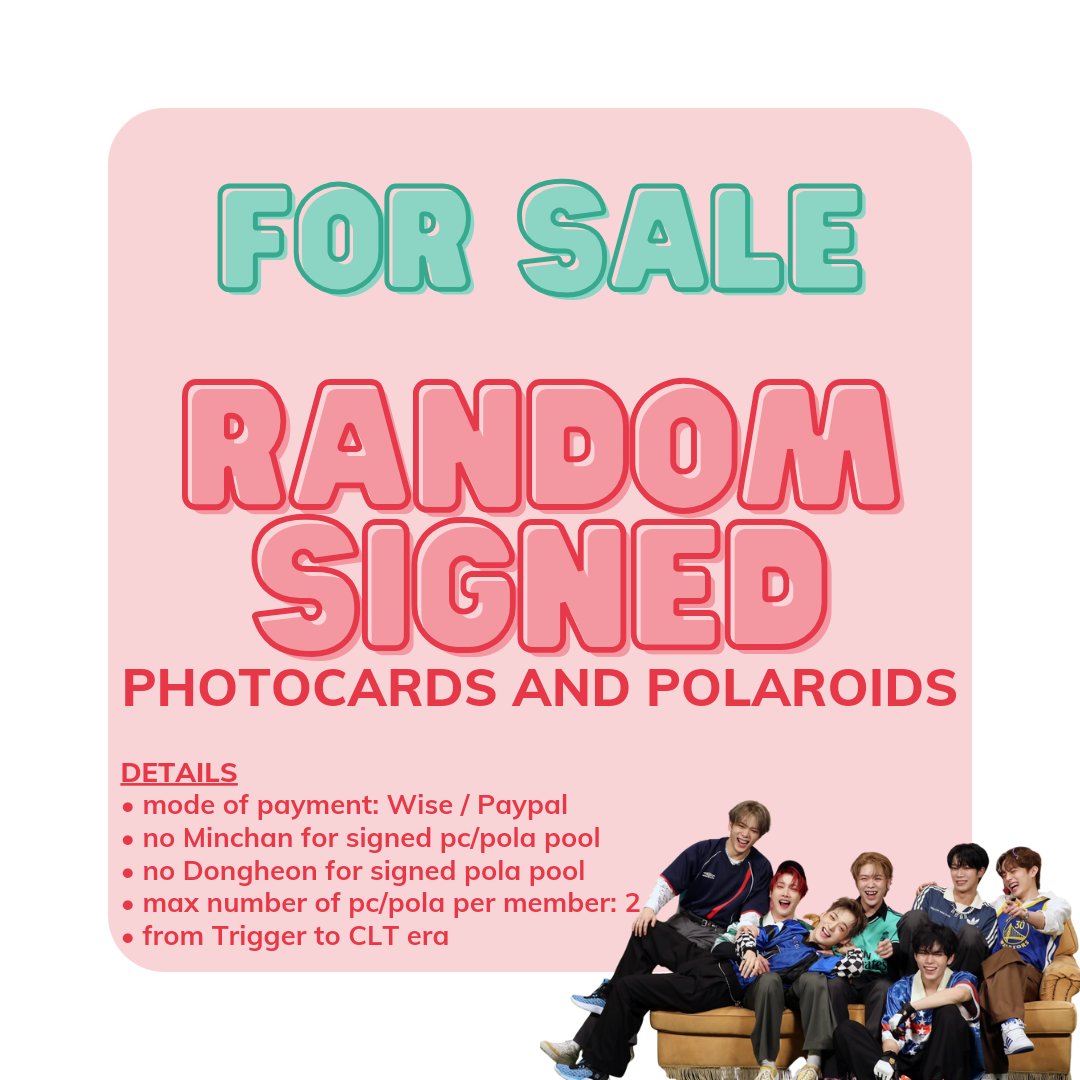 DHoney19950804's tweet photo. WTS/LFB - Random #VERIVERY #베리베리 Signed Photocards and Polaroids

Prices:
65USD - polaroid
35USD - photocard

More details below! https://t.co/pBXCJliDWw
