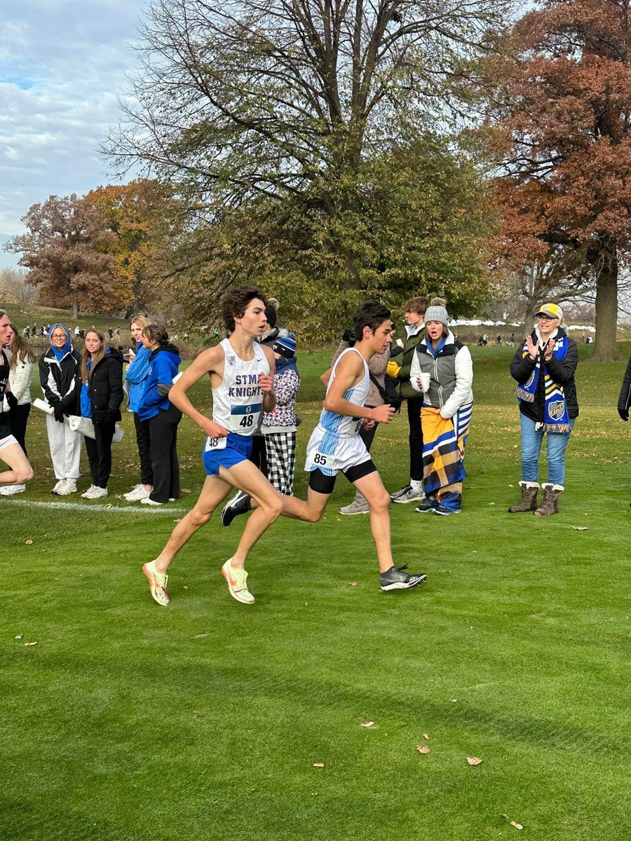 STMAXCBoys's tweet photo. Congratulations to Max Salas on a strong finish to the XC season at MSHSL State CC Championships! Max placed 59th with a time of 16:29 in an extremely competitive field in class AAA. Way to go Max! https://t.co/Z6COjnZBnu