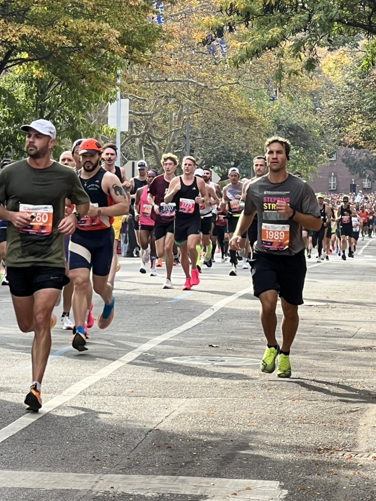 In awe at the runners today. #newyorkmarathon