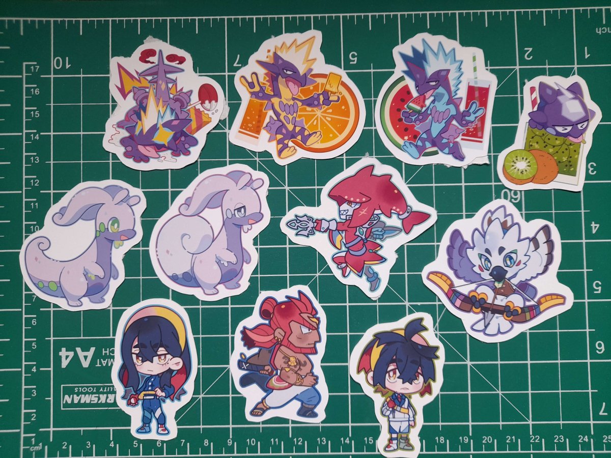 Some recent stickers from various orders 👏