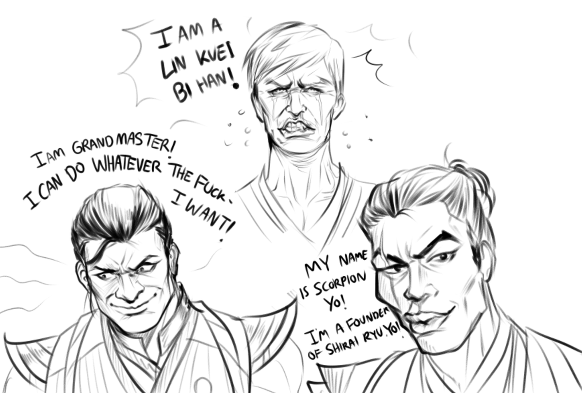 idk, I just want to doodle them faces 