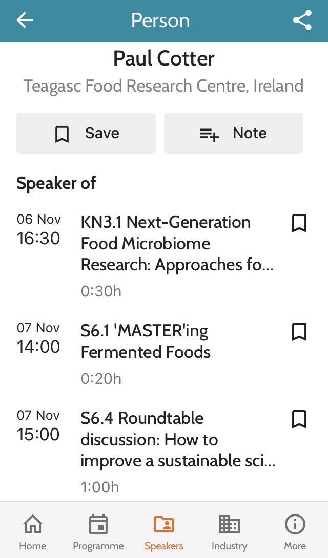 Busy few days ahead at #EFFoST2023 with two presentations and one round table discussing the harnessing of #microbiomes for #sustainable foods and food systems, including #fermented #foods @EFFoST @TeagascFood @Pharmabiotic @VistaMilk @fhi_tweets @MASTER_IA_H2020 @SeqBiome