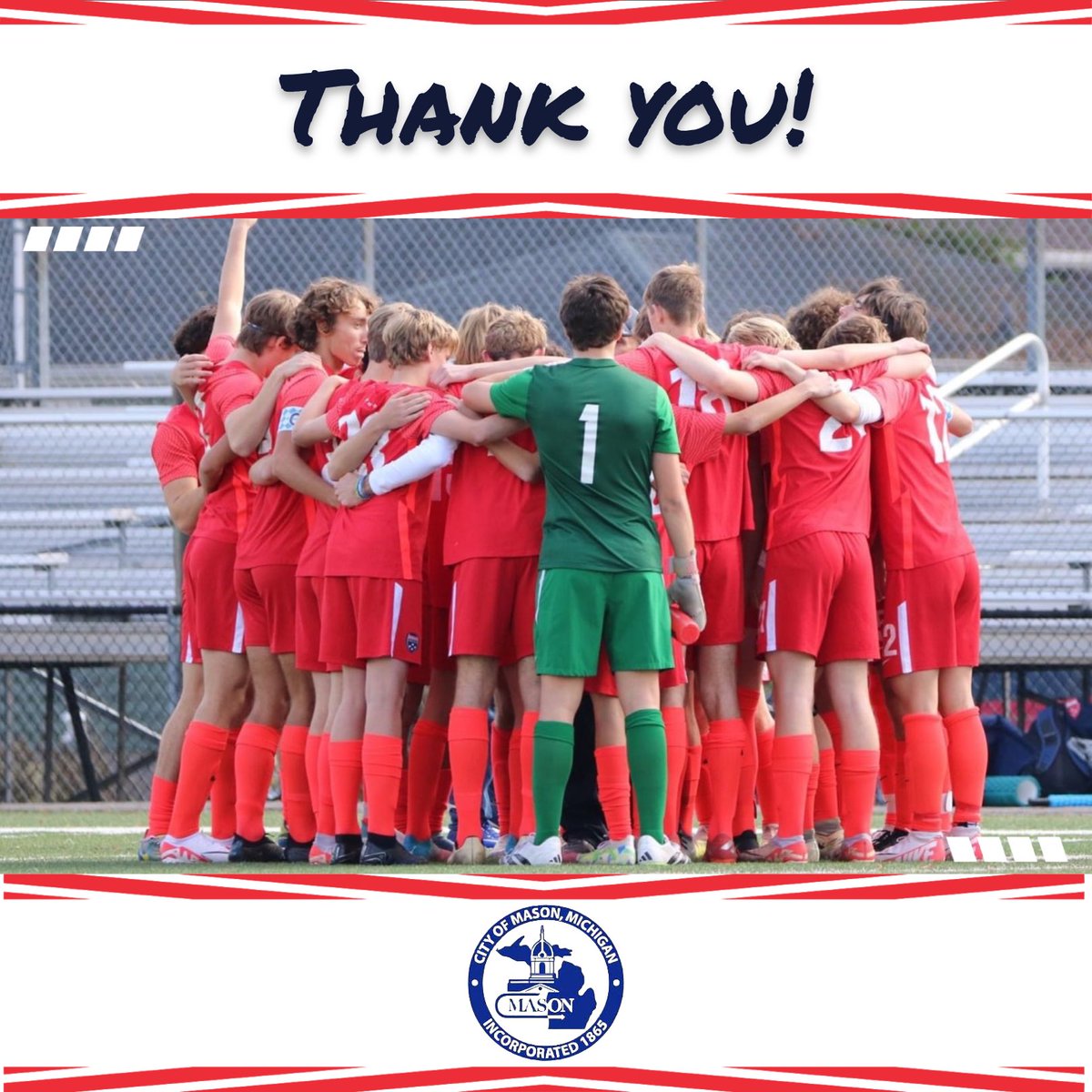 Mason HS Soccer tweet media