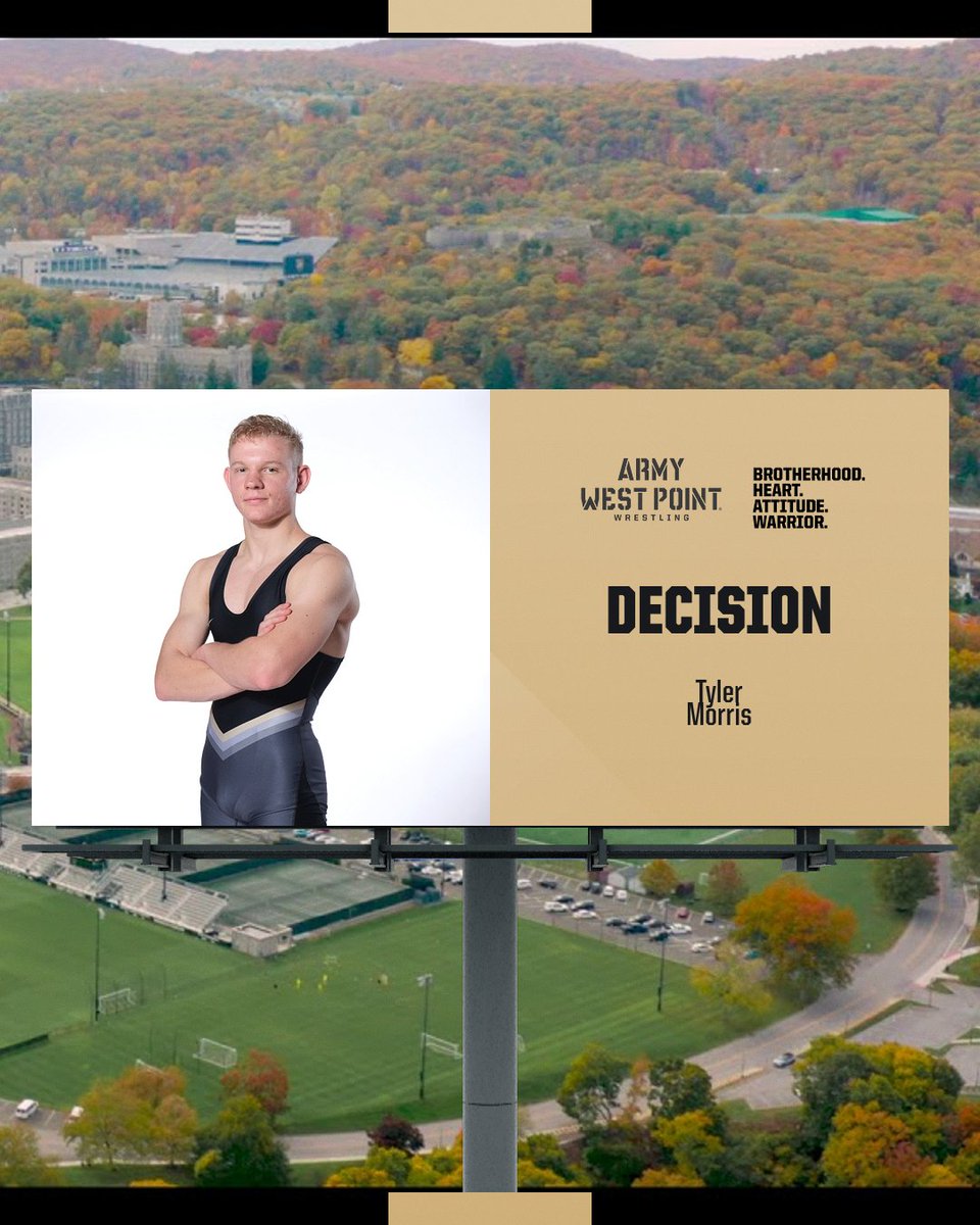 ArmyWP_Wres's tweet image. Tyler Morris defeats Lock Haven's Wyatt Fox with an 8-7 decision!

#GoArmy