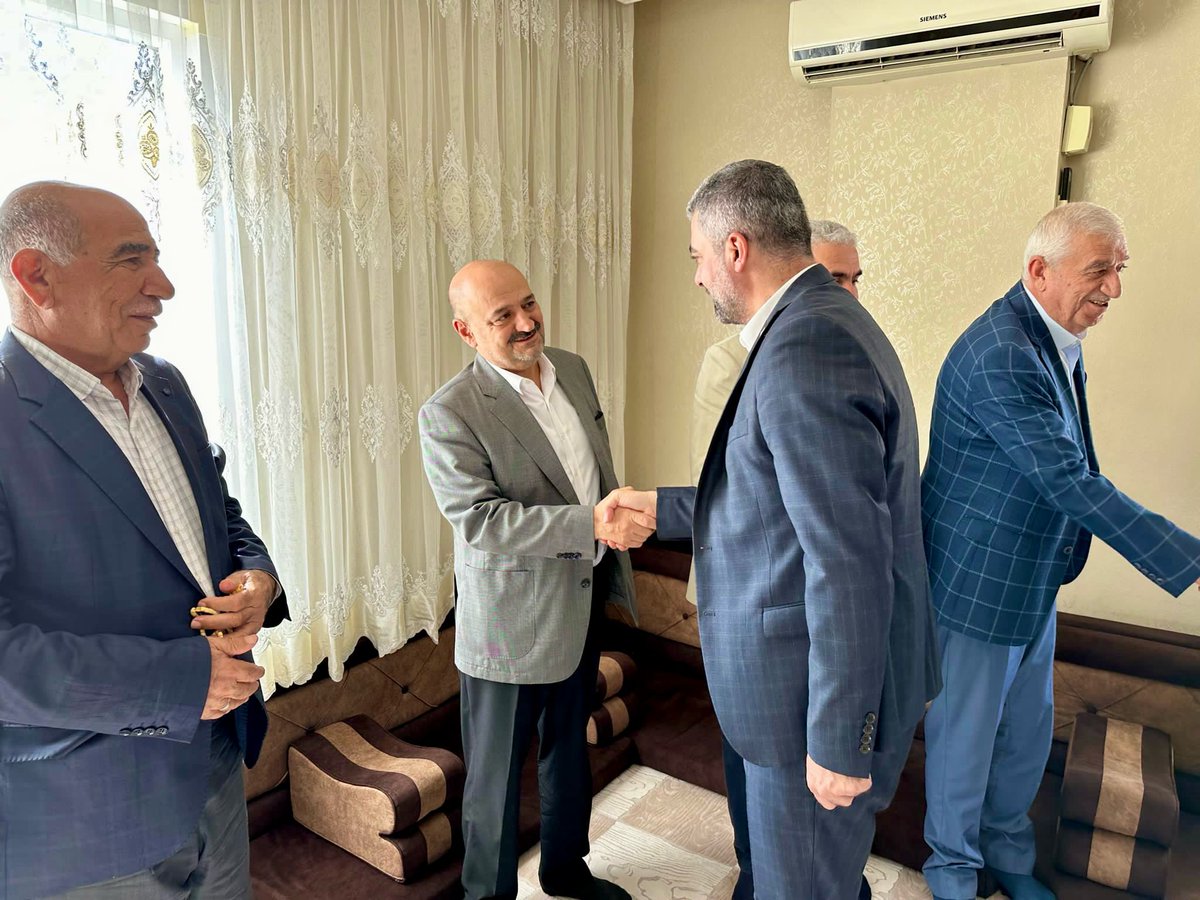 📍 Kızıltepe.

✅️Kızıltepe İlçemizde Kalkan ailesini ziyaret ederek hasbihal ettik.Misafirperverlikleri için  kendilerine teşekkür ederim.

#mardin