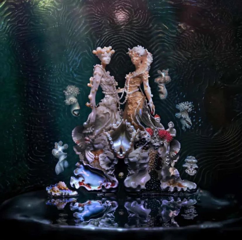 Portada oficial de "Oral", la nueva canción de Björk y Rosalía, que será lanzada el 9 de Noviembre.