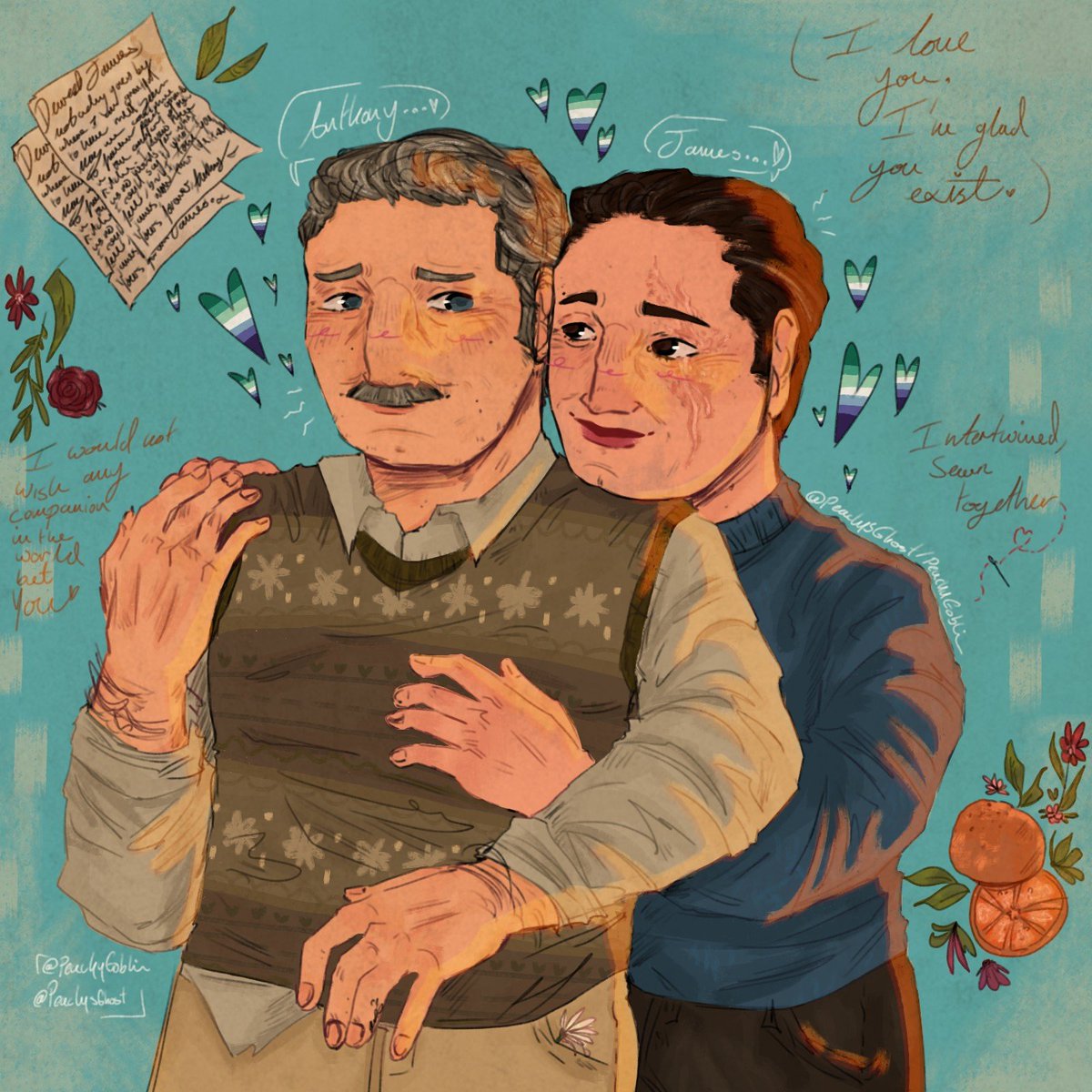 Together at Last🧡🧡
choosing to ignore canon and pretending instead that capvers live a happy life together because i need it!!
But yeah #Capvers Fanart, they're the best you guys :')

#BBCGhosts #bbcghostsspoilers #ghostsbbc #thecaptain #havers #captainjames #anthonyhavers