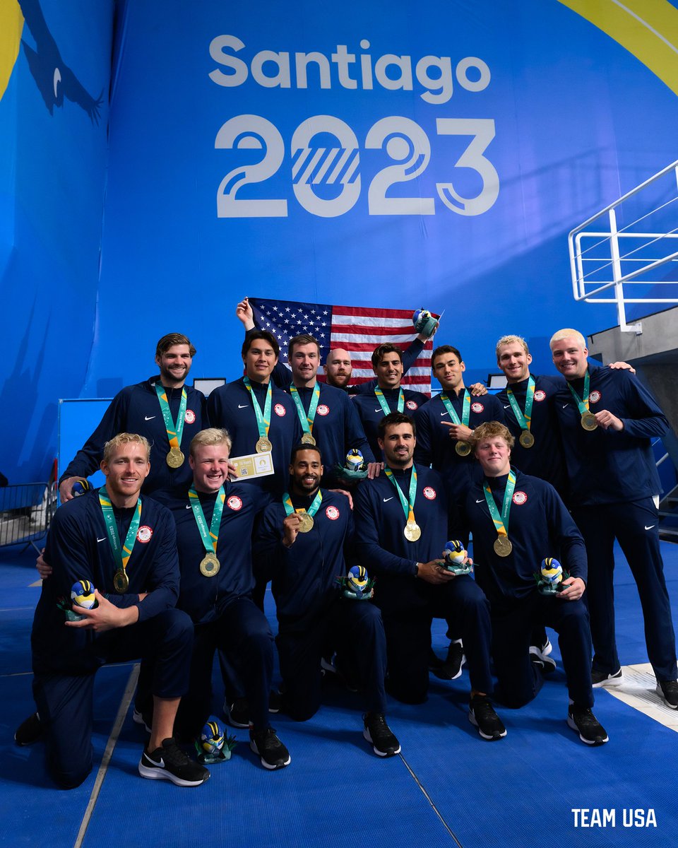 ICYMI ➡️ Both the women and men of @USAWP won gold and earned spots at @Paris2024! #RoadToParis | #Santiago2023