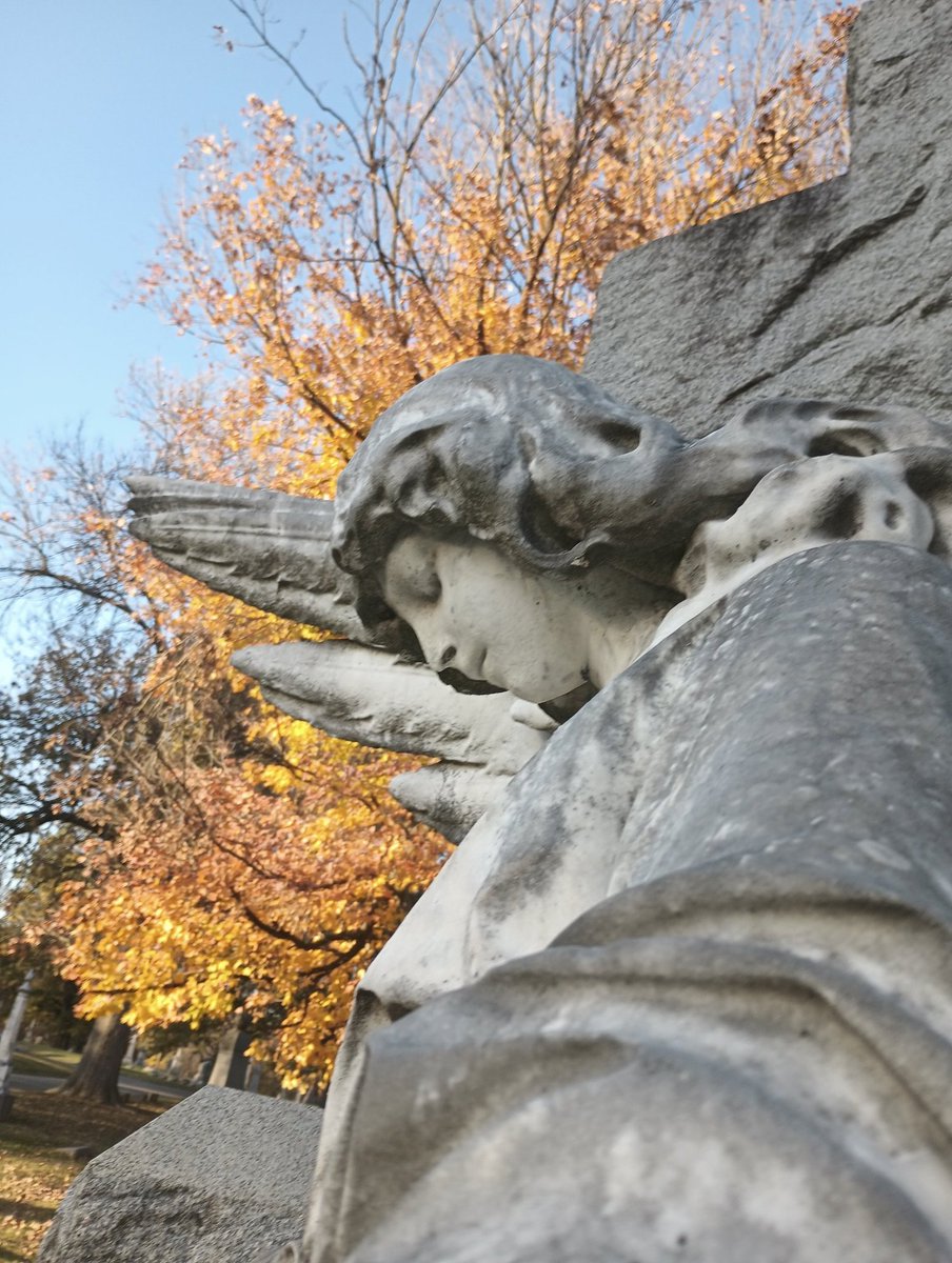 SalonTaphophile's tweet photo. I hear the angels call my name...#cemeteryphotography #Indianapolis https://t.co/CbTRVOf3jY
