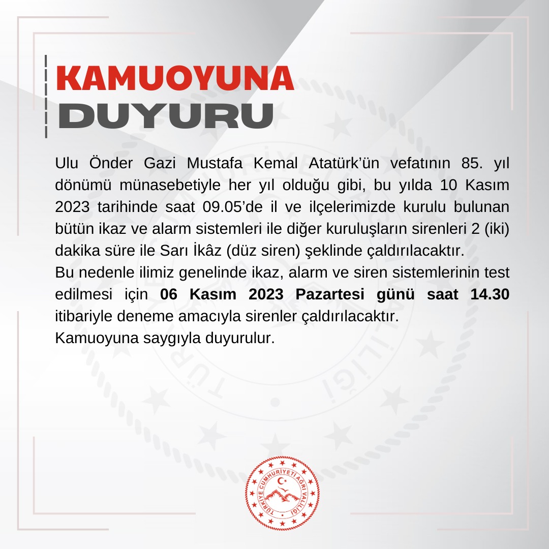T.C. Ağrı Valiliği (@agrivalilik) on Twitter photo 