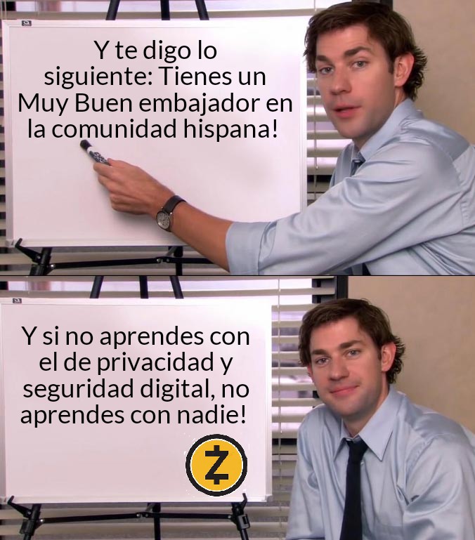 ramosgusta01's tweet image. Y este #zeme es en reconocimiento al trabajo que e visto que hace el embajador @yoditarX en la comunidad hispana por formar buenos hábitos de seguridad digital!😎😊
#Meme #Zcash