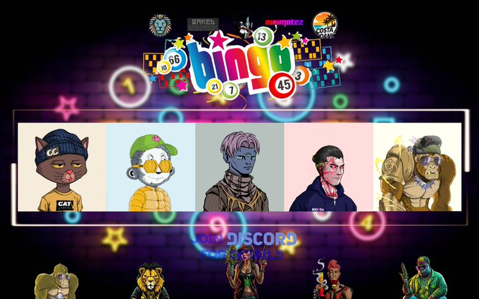 JungleFeverNFT's tweet photo. 🎉 Join us for an exciting Sunday Bingo night and stand a chance to win incredible NFTs as rewards! 🙌🔥 Don't miss out on the fun and prizes. See you there!
#COSTADANK #JUNGLEFEVER #FAPE #BAKEDBERSERK #SundayBingo #BingoNight 💃🕺🎁🖼️ https://t.co/WGcQCgElRW