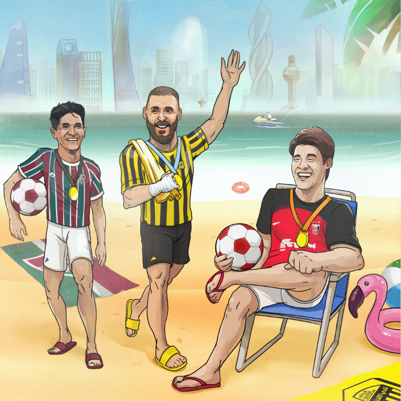 FIFAWorldCup's tweet photo. 🇧🇷 @FluminenseFC
🏴󠁧󠁢󠁥󠁮󠁧󠁿 @ManCity
🇲🇽 @clubleonfc
🇯🇵@REDSOFFICIAL
🇪🇬 @AlAhlyEnglish
🇳🇿 @AucklandCity_FC
🇸🇦 @ittihad_en

Jeddah is ready for the #ClubWC! 🤩