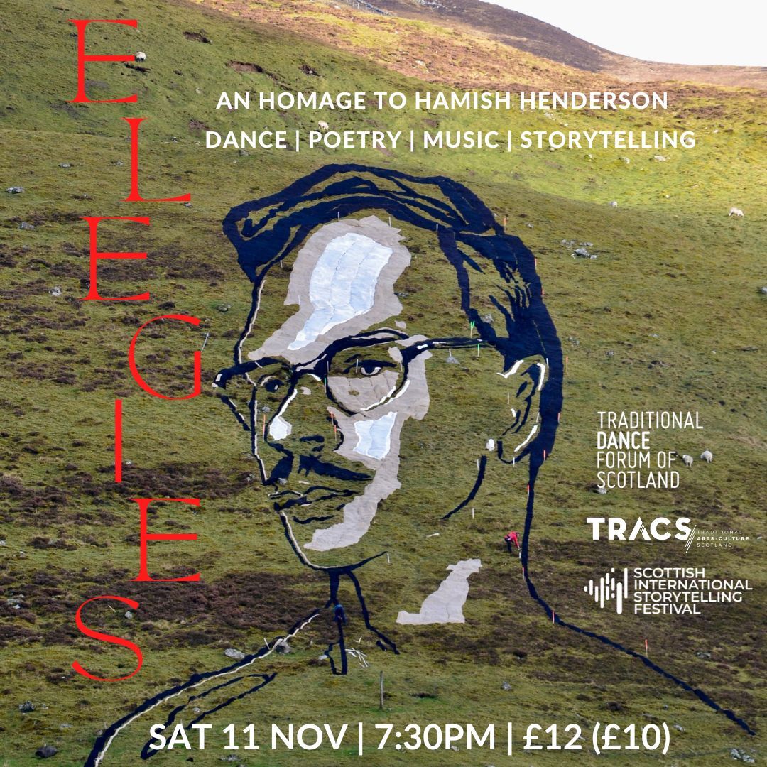 Commissioned by @Scotstoryfest, Elegies is the first dance adaptation of 'Elegies for the Dead in Cyrenaica' by legendary Scottish poet and songwriter Hamish Henderson. More info & Tickets buff.ly/46Zf0Vh or via @TradDanceScot