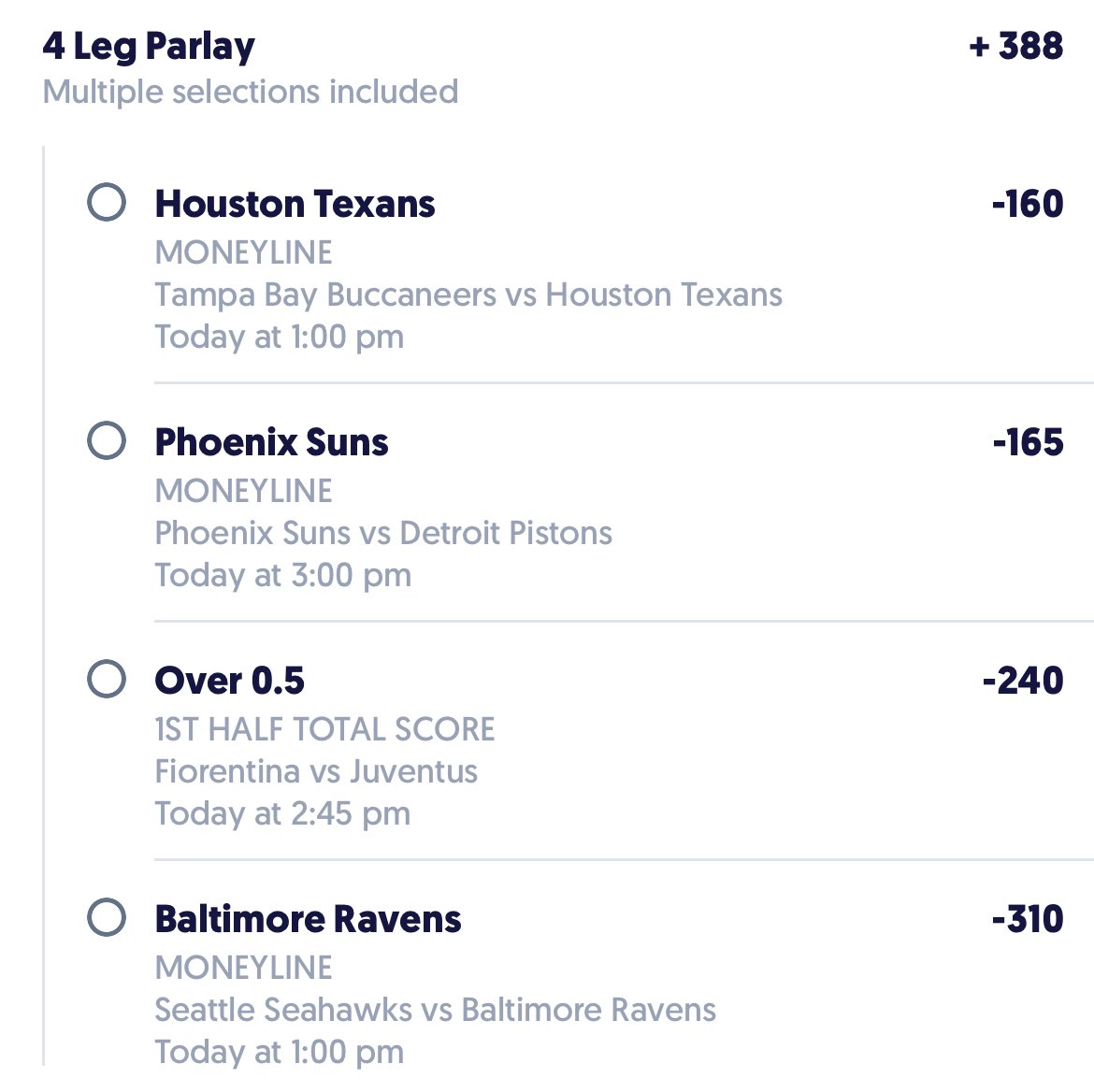 Fliff 4 Leg🧩
#fliff #nfl #soccer #nba #sportsbetting #GamblingTwitter