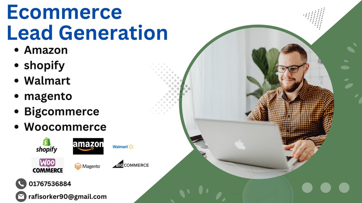 Ecommerce Lead Generation Services.

E-commerce lead generation services refer to the strategies and activities that e-commerce businesses employ to identify and attract potential customers or "leads" who are interested in their products or services.