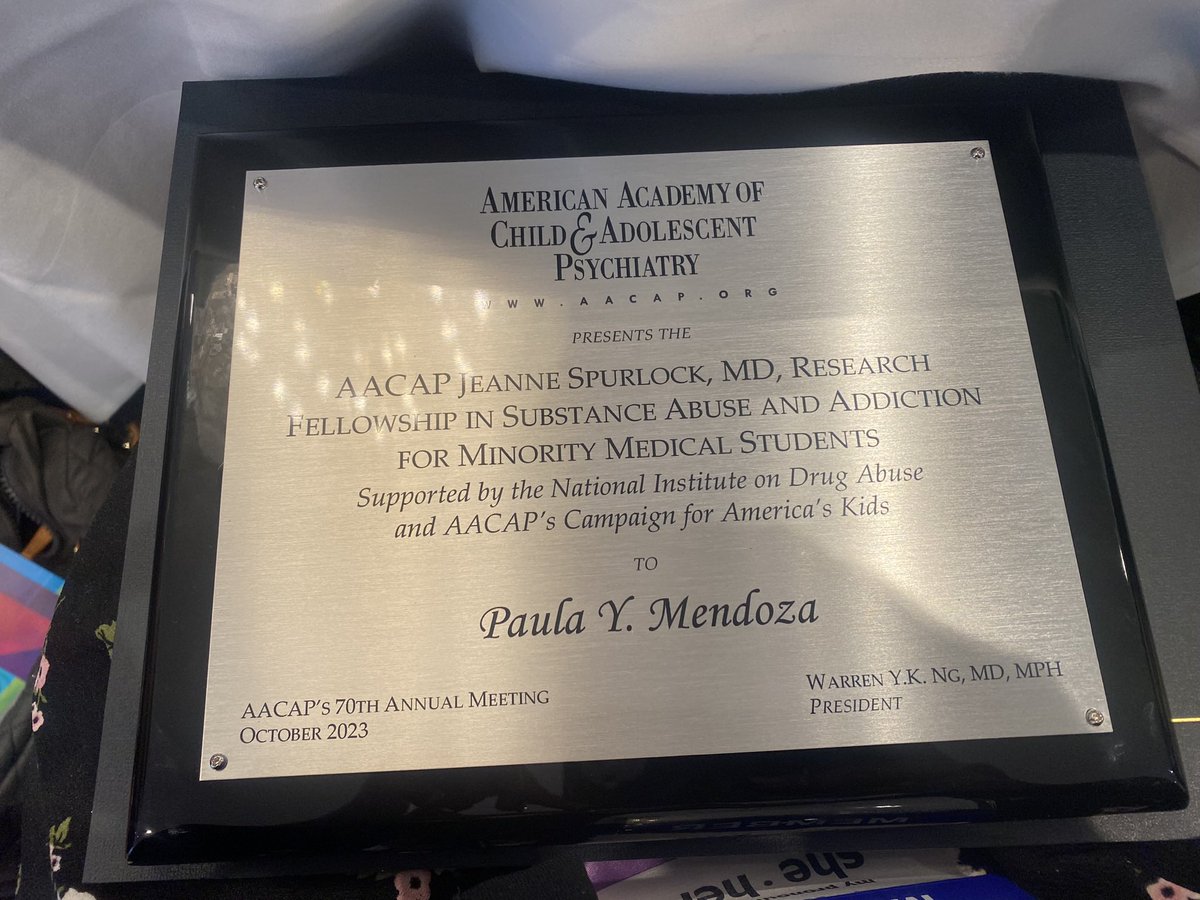 perserveringP's tweet image. Belated recap of one of the best weeks of my life in NYC! AACAP and being around doctors who genuinely are making a difference for children’s mental health! Dr. Tami Benton’s speech at the plenary continues to replay in my mind and motivate me everyday 🤩 #aacap