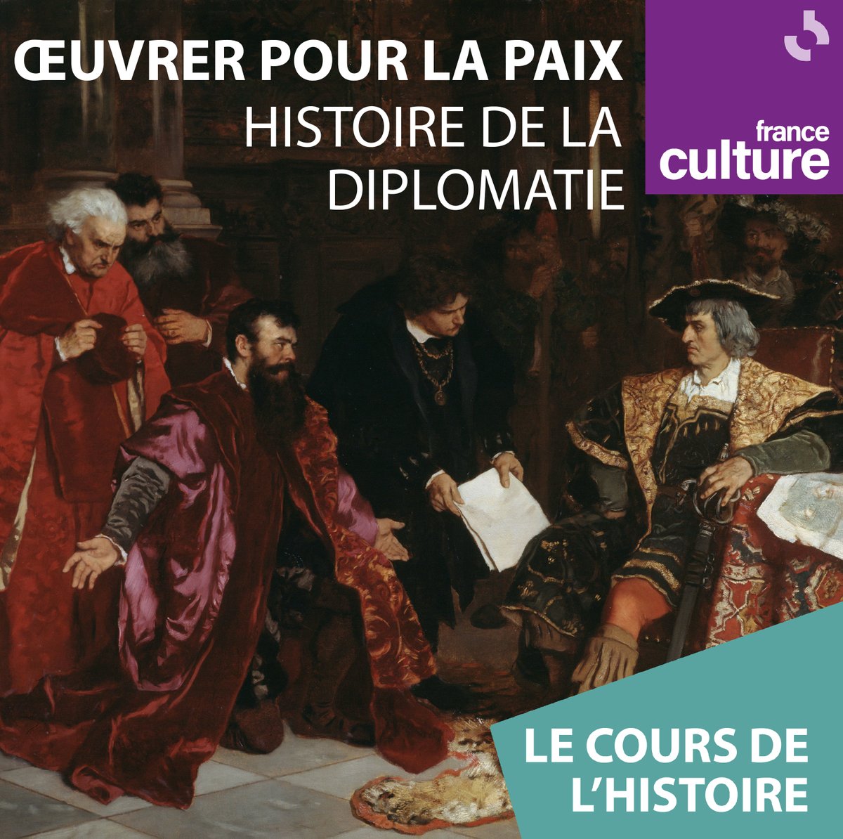 Œuvrer pour la paix, histoire de la diplomatie 🤝

Le Cours de l'histoire tous les jours en direct à 9h pile sur <a href="/franceculture/">France Culture</a> 

C'est Byzance ! 
Entrevues princières 
Diplomaties au bout du monde
Quai d'Orsay

👉radiofrance.fr/franceculture/…