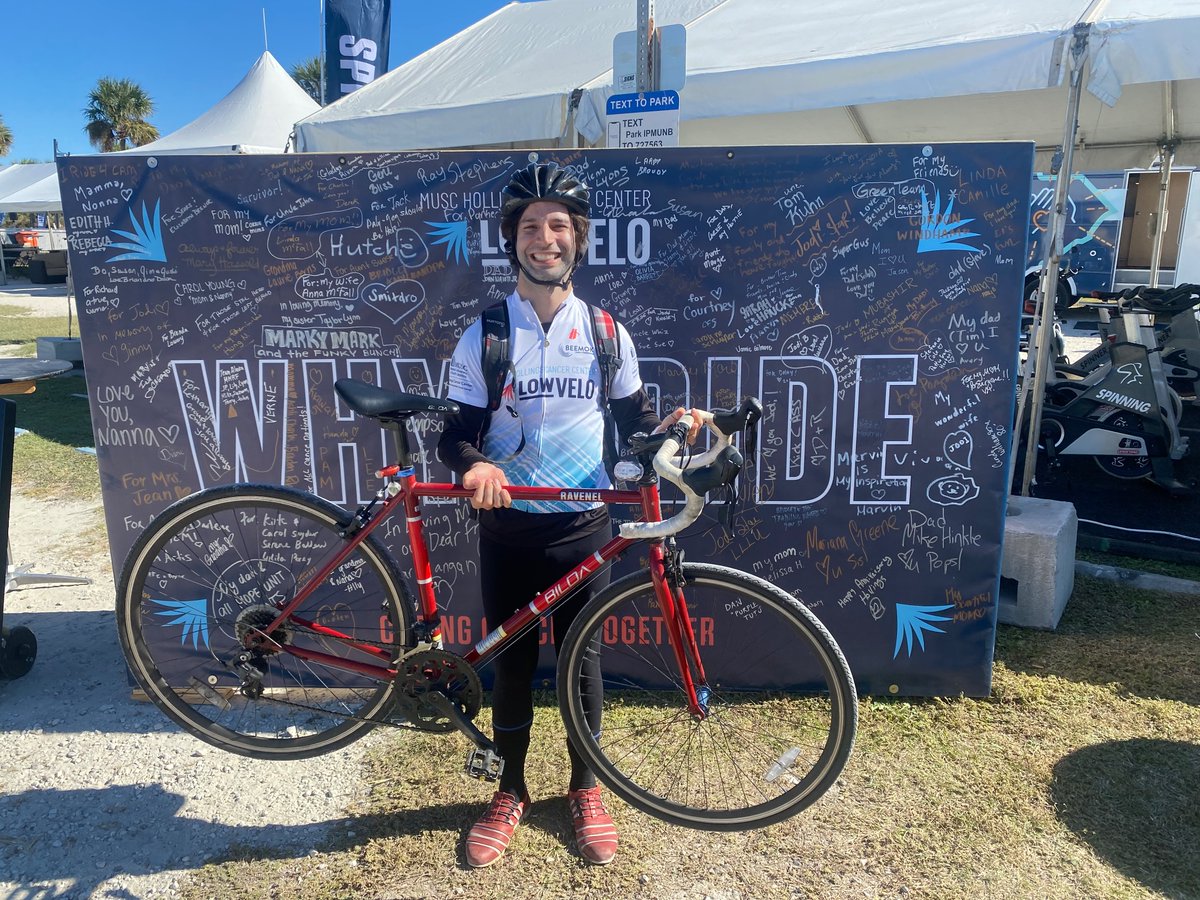 80 MILES in this year’s @lowvelo bike ride! Please consider donating to my page, 100% goes to cancer research @muschollings Cancer Center. fundraise.musc.edu/fundraiser/457…